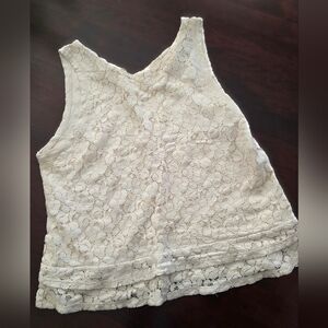 Banana Republic Mad Men collection by Janie Bryant sleeveless Lace Top size S